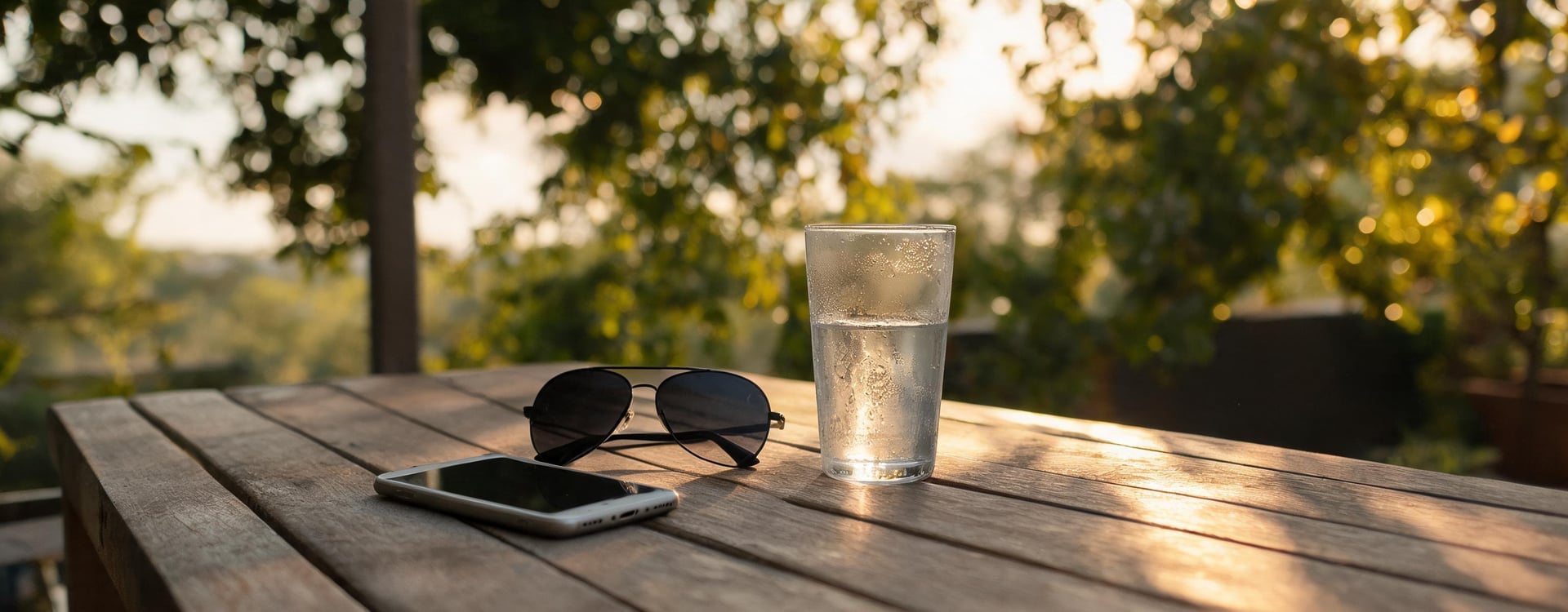 Smartphone cooling safely on a hard surface after heat from sun, charging, and mobile gaming