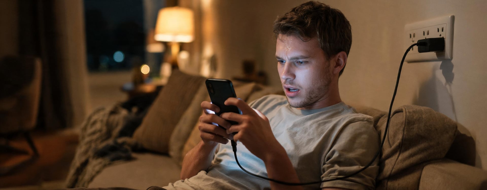 Phone overheating during charging and gaming, showing a real-world scenario for how to cool down your phone safely.