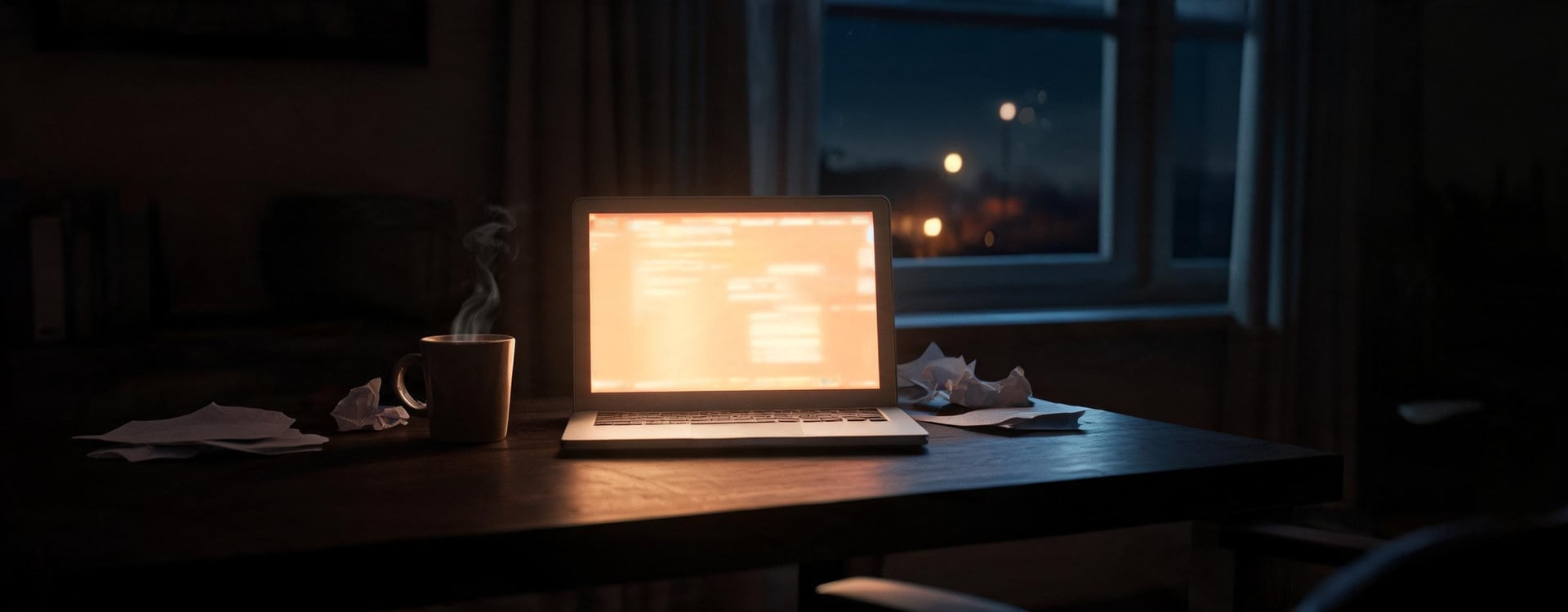 MacBook Air M3 overheating during video rendering on a warm desk in a quiet home office