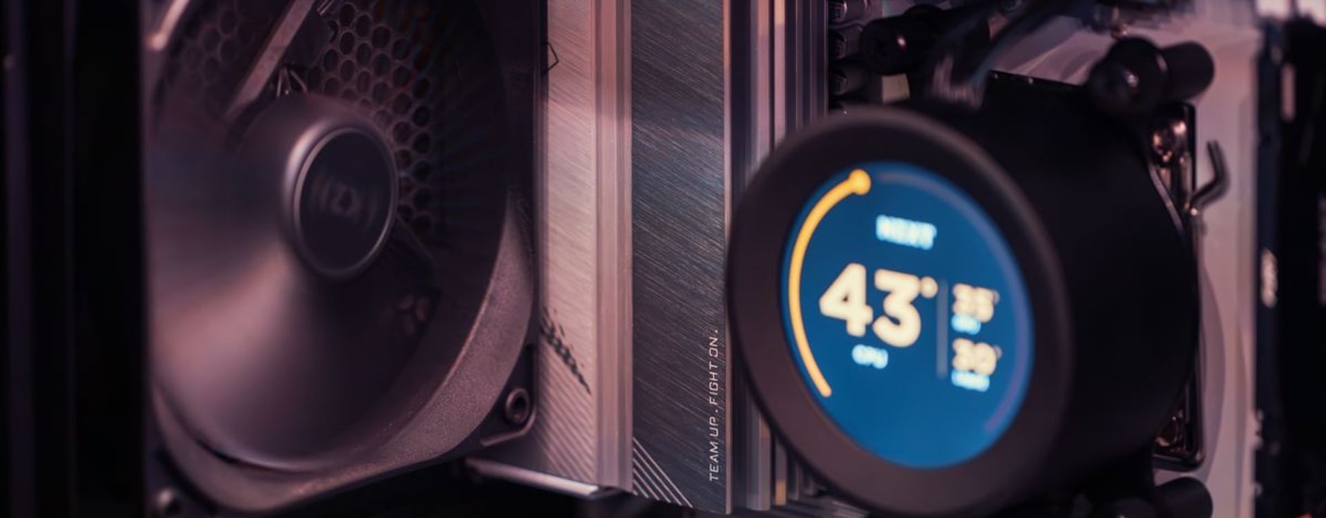 Gamer checking CPU heat while gaming on a laptop during a sustained session in a cool, ventilated room