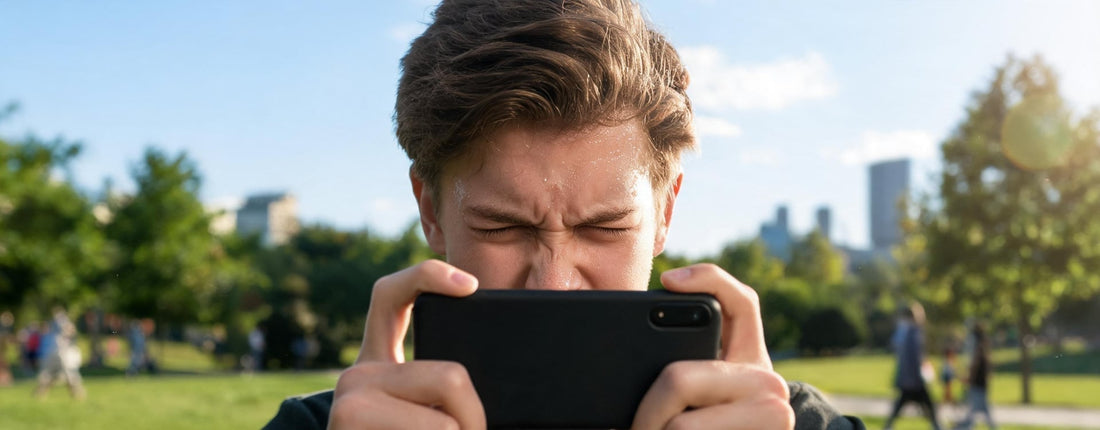 Creator troubleshooting Instagram Live phone overheating during a sustained session in a warm home studio