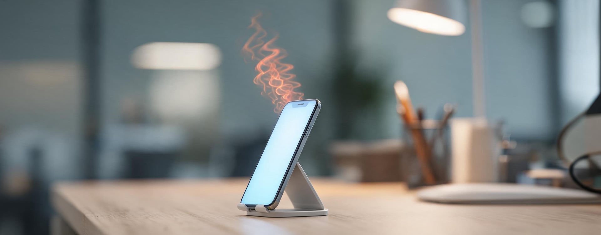 A person's hands holding a smartphone during an intense gaming session, highlighting the need for effective phone cooling.