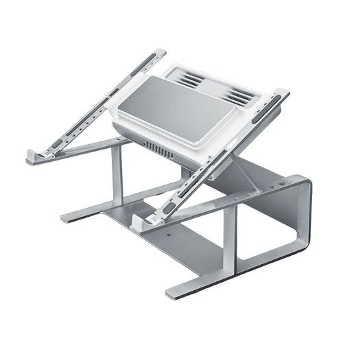 KryoZon H4 PRO laptop cooling stand with integrated storage drawer for desk organization