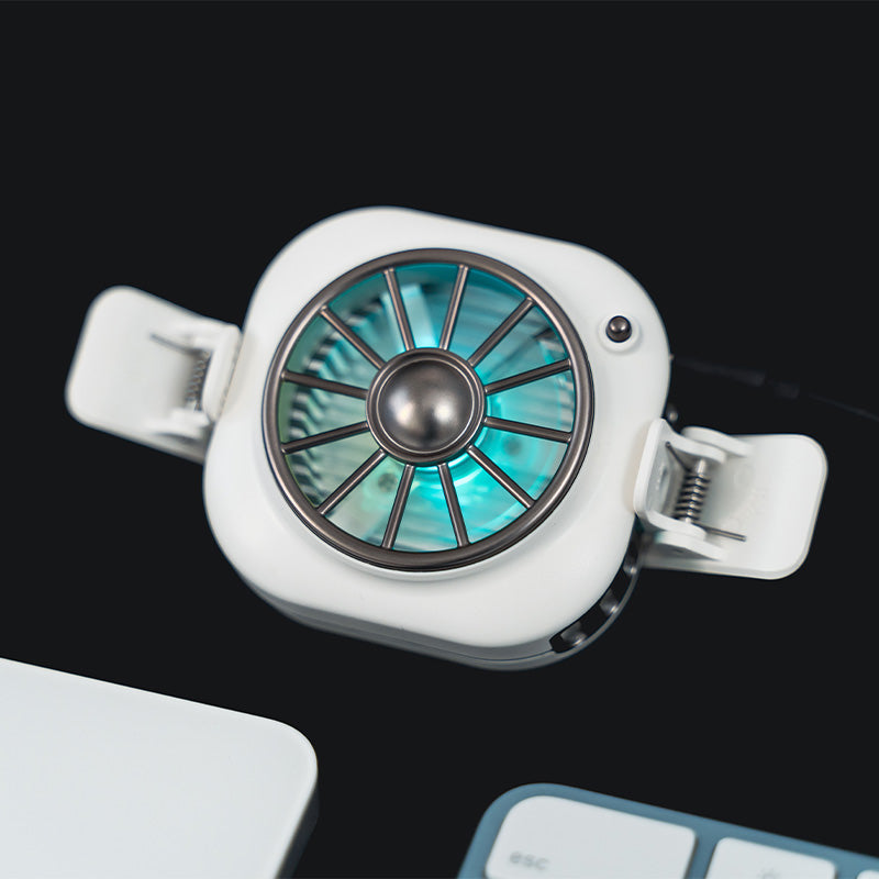 KryoZon K11 phone cooler magnetic mode attached to smartphone for hands-free cooling