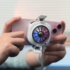 KryoZon K11 dual-mode phone cooler with LED temperature display and quiet operation