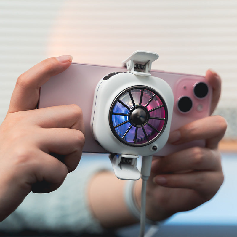 KryoZon K11 dual-mode phone cooler with LED temperature display and quiet operation