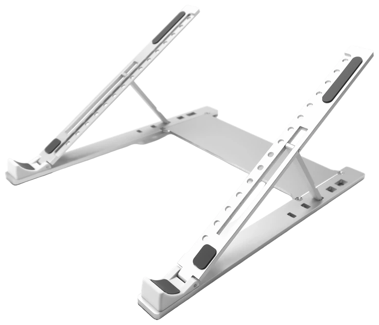 Foldable aluminum laptop stand included with H1 MAX