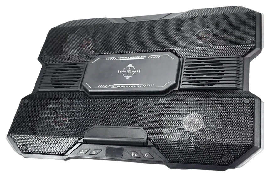 KryoZon H7 8-fan semiconductor laptop cooling pad included in the box