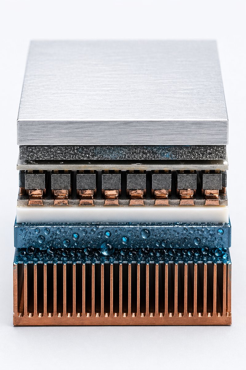 KryoZon thermoelectric cooling module cross-section